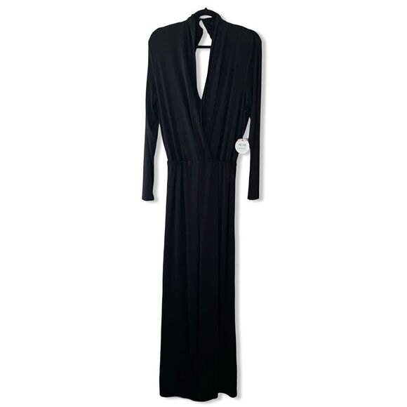 Remi x Revolve Robin Jumpsuit black soft stretch jersey one piece Sz L new - Picture 11 of 11